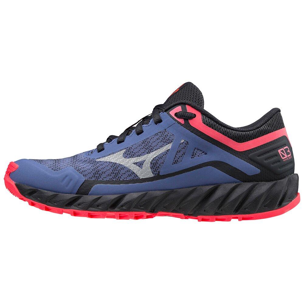 Men's Mizuno Trail Running Shoes Pink Wave Ibuki 3 Shoes - J1GK207338